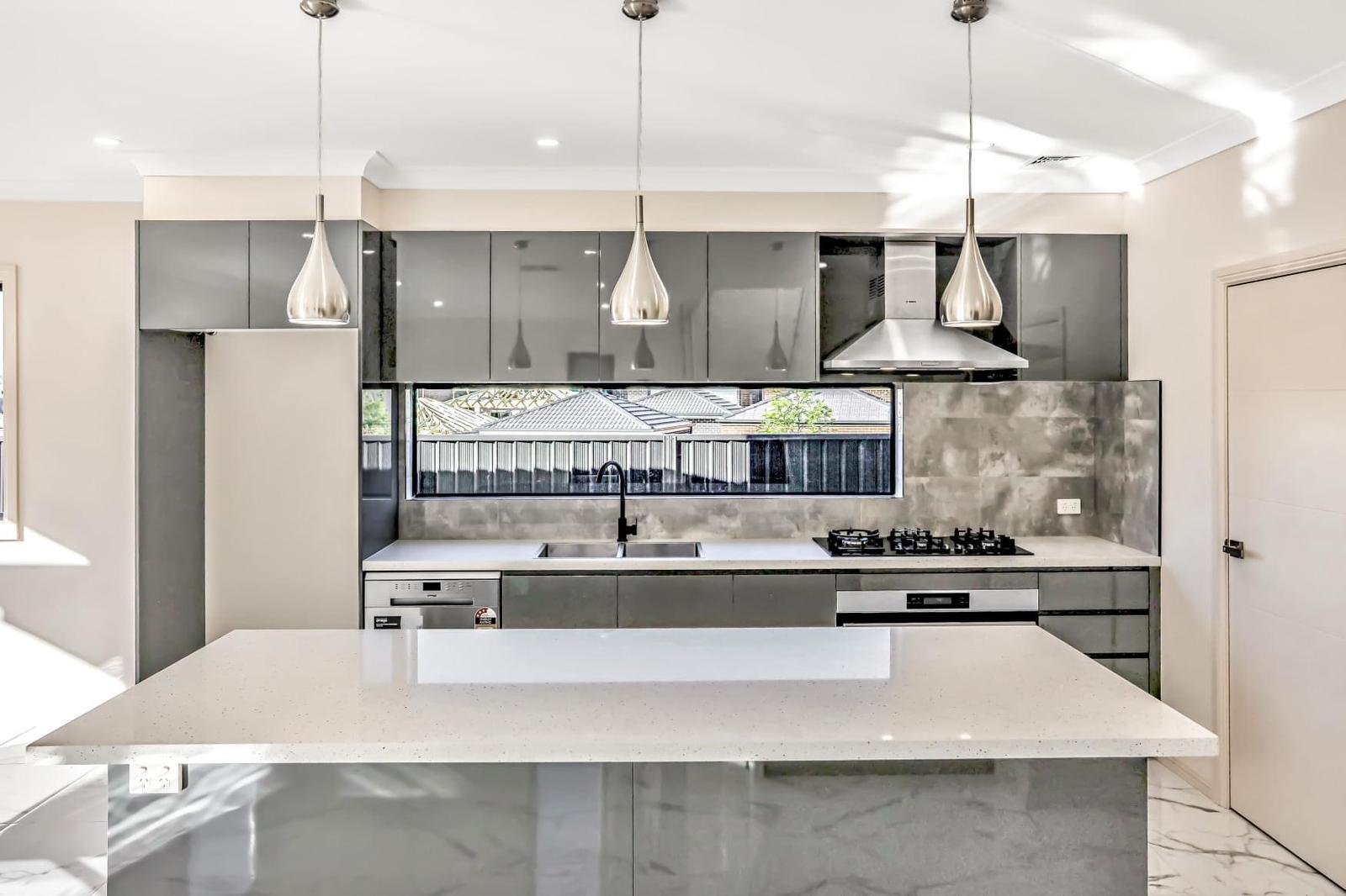 integrated appliances within a luxury kitchen