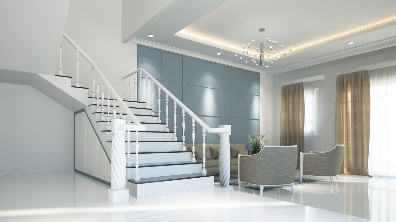 Luxury Interior Renovation in most aesthetic way